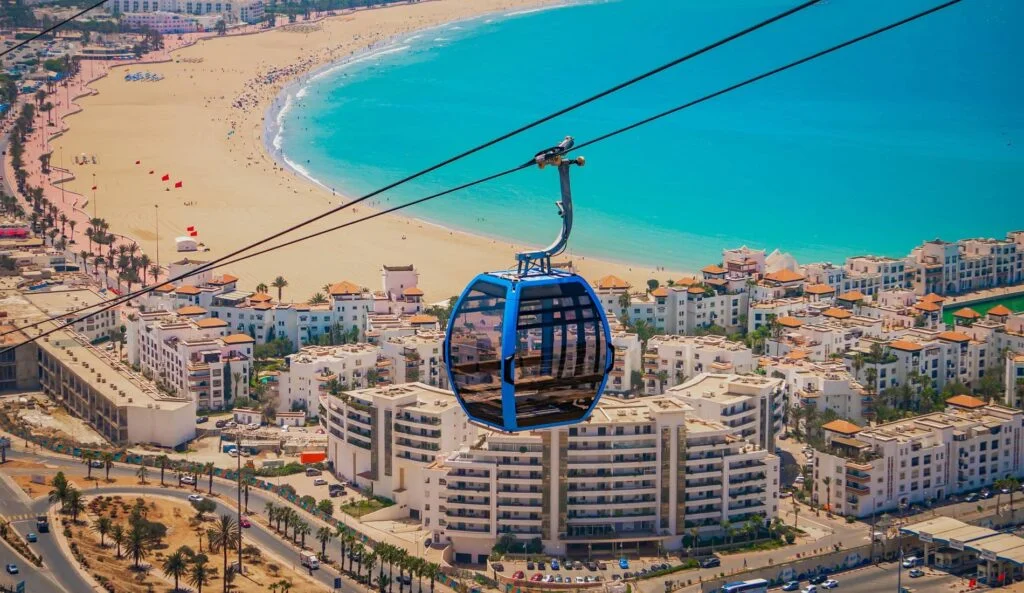 Car rental Agadir Airport no deposit service by SafeRent with modern vehicles available for tourists arriving in Agadir, Morocco